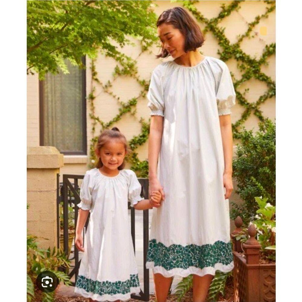 Mi Golondrina x Lake Wave Morning Midi Dress Sz XXL $220, Rare!
